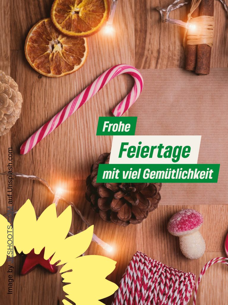 Frohe Feiertage